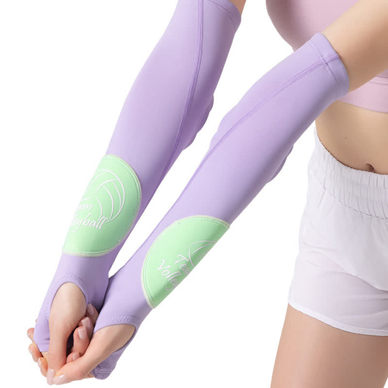 Finger Loop Sports Arm Compression Sleeve
