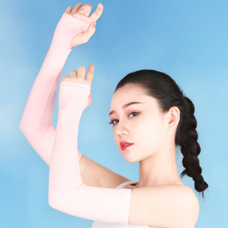 Finger Loop Sun Protection Arm Sleeves