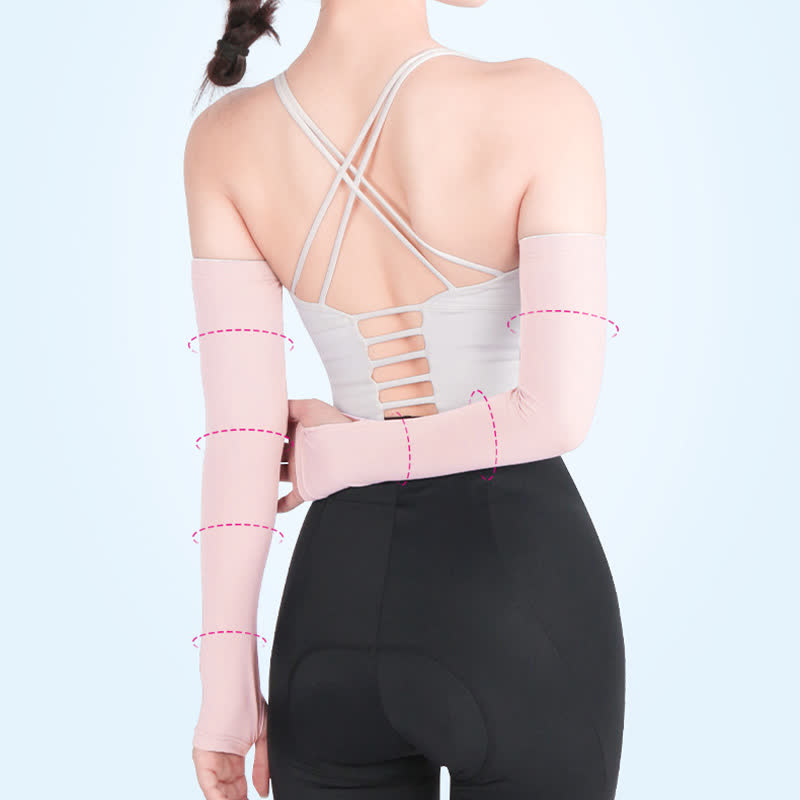 Finger Loop Sun Protection Arm Sleeves