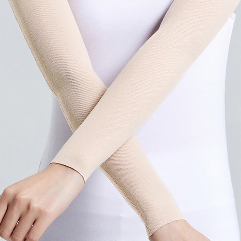 Long Modal Finger Loop Arm Sleeves(2 Pairs)