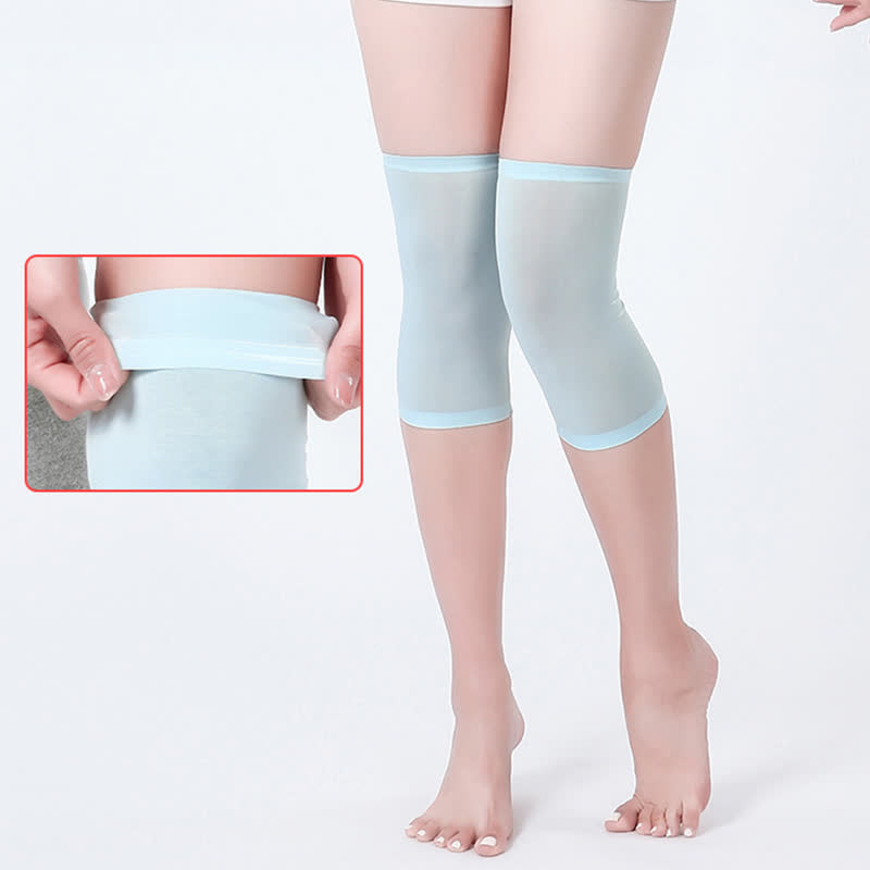 Non-slip Seamless Mulberry Silk Knee Sleeves
