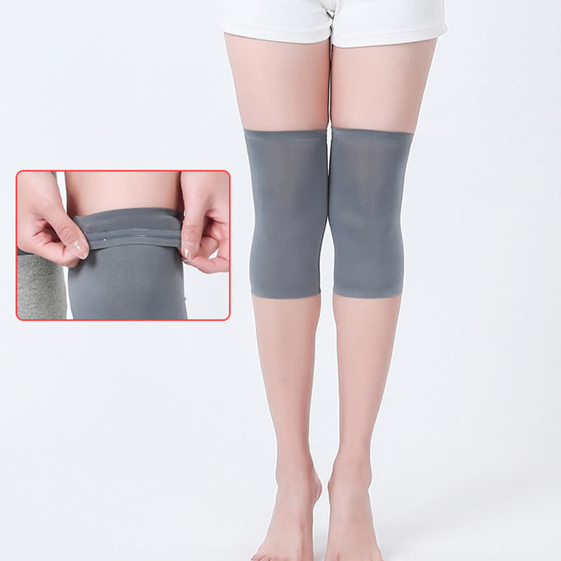 Non-slip Seamless Mulberry Silk Knee Sleeves