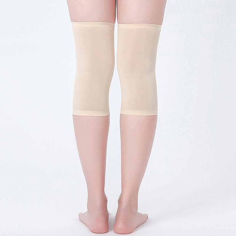 Non-slip Seamless Mulberry Silk Knee Sleeves