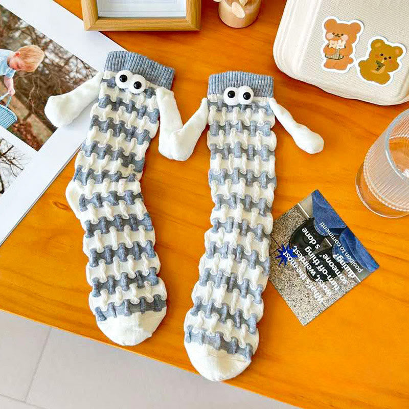 Dopamine Hand In Hand Quarter Socks(5 Pairs) - Grey - EU36-42(US3-8.5) - image 10