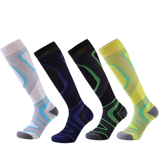 Sport Fitness Compression Socks(3 Pairs) - Multicolor - L/XL - image 0