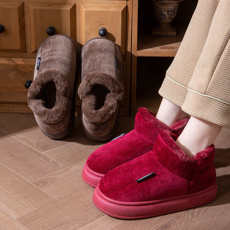 Plus Size High Top Winter Slippers - image 1