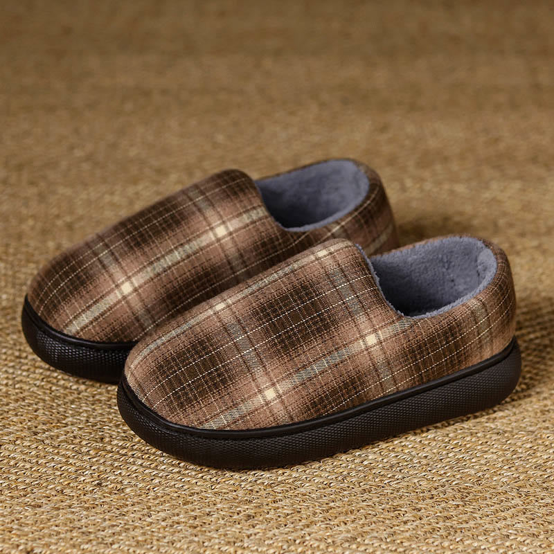 Plus Size Lattice Slippers - Khaki - EU47-48(12.5-13) - image 7