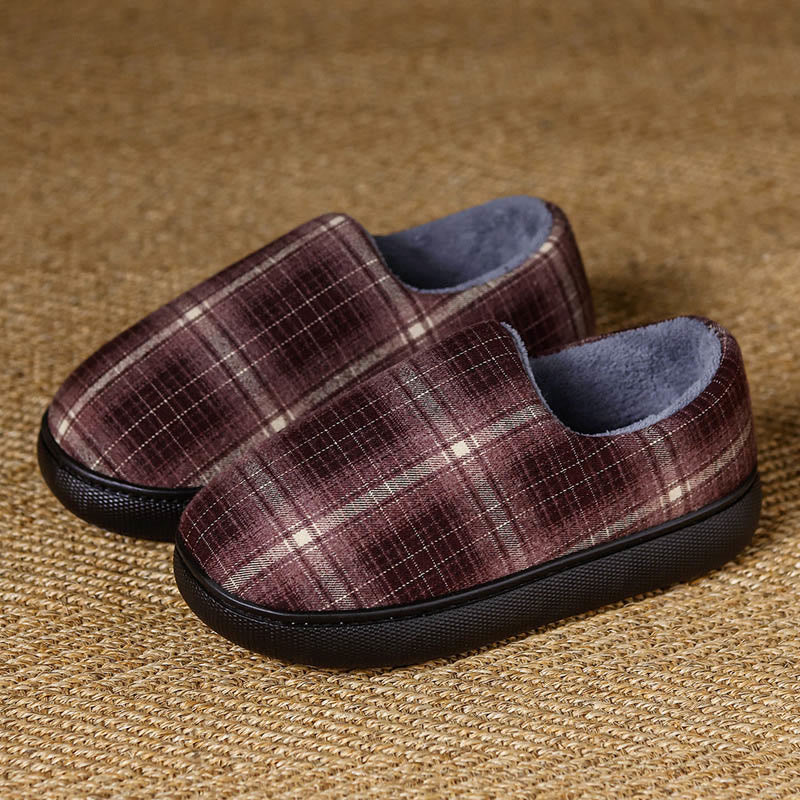 Plus Size Lattice Slippers - Purple - EU47-48(12.5-13) - image 6