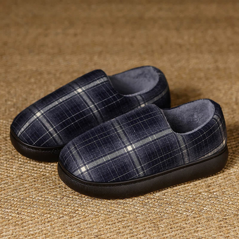 Plus Size Lattice Slippers - Blue - EU47-48(12.5-13) - image 8