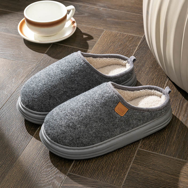 Plusock Plus Size Dense Slippers - Grey - EU49-50(US14-15) - image 9