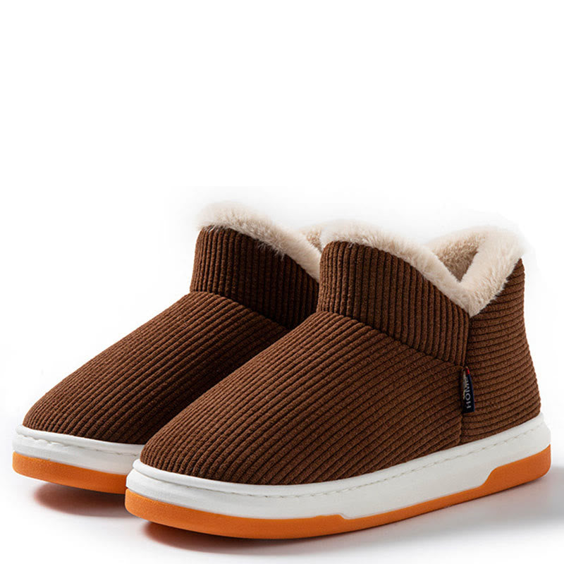 Plus Size Extra Thick Fleece Lining Slippers - Coffee - EU43-44(US56.5-7) - image 14