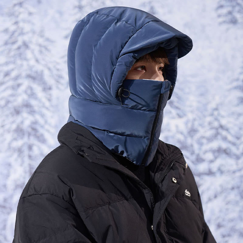 Winter Fleece Lined Hooded Scarf - image 9