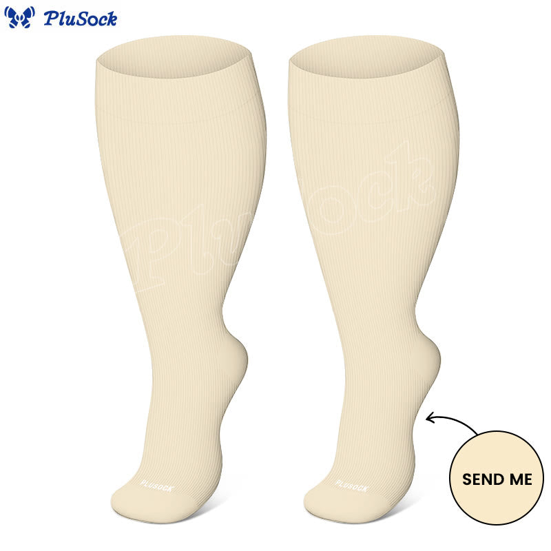 Plus Size Faith Stronger Compression Socks(3 Pairs) - image 10