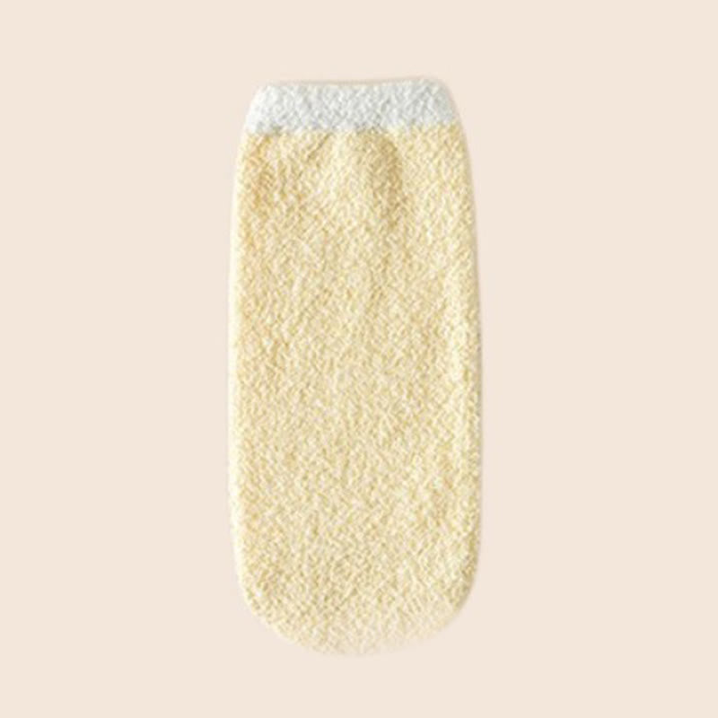 Smooth Cozy Sleep Socks(3 Pairs) - Light Yellow - EU36-43(US3-9) - image 12
