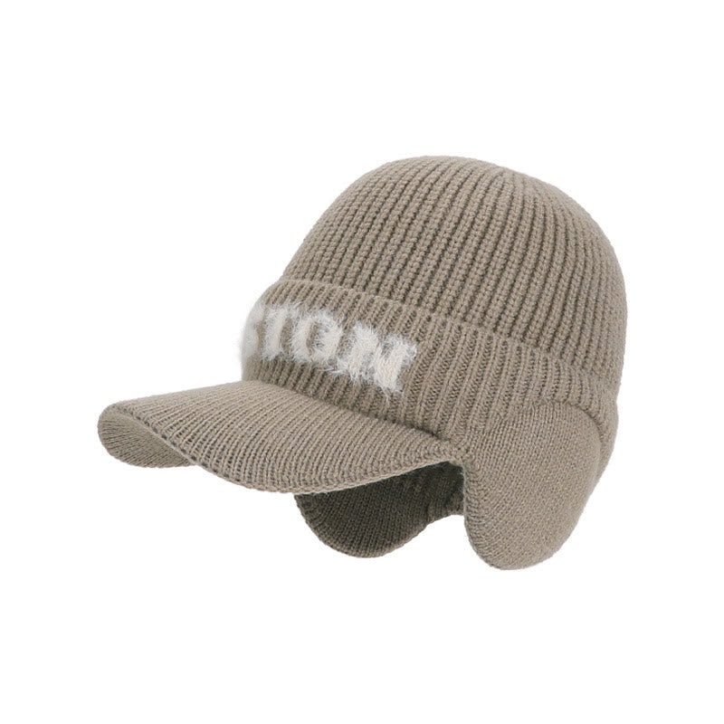 Plusoc Alphabet Warm Beanie - Khaki - One Size - image 14