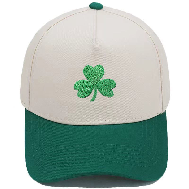 Plus Size Shamrock Baseball Cap - Green - One Size - image 0