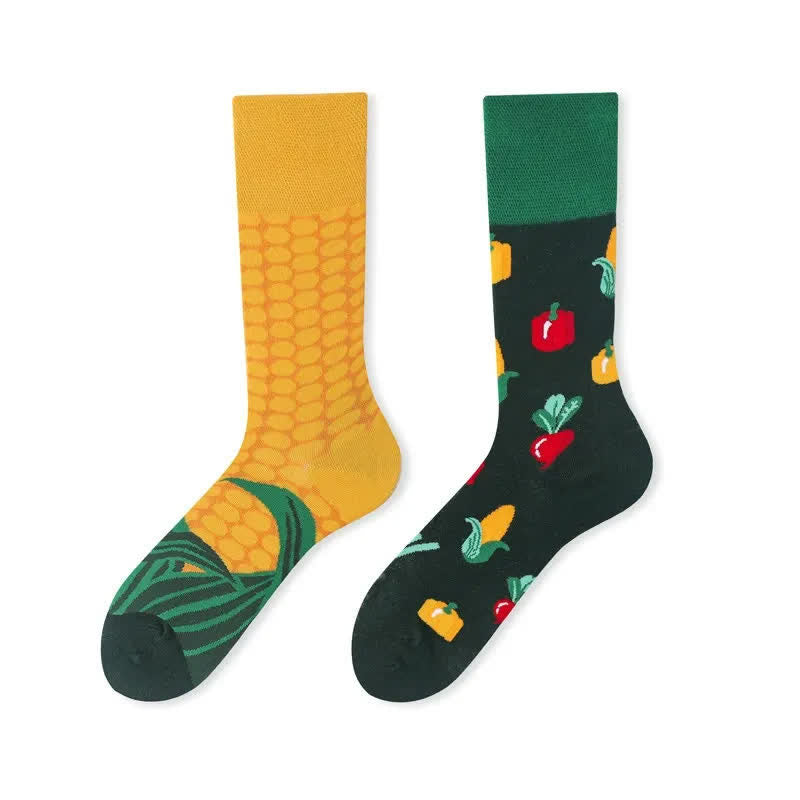 Corn Vegetable Quarter Socks - image 1