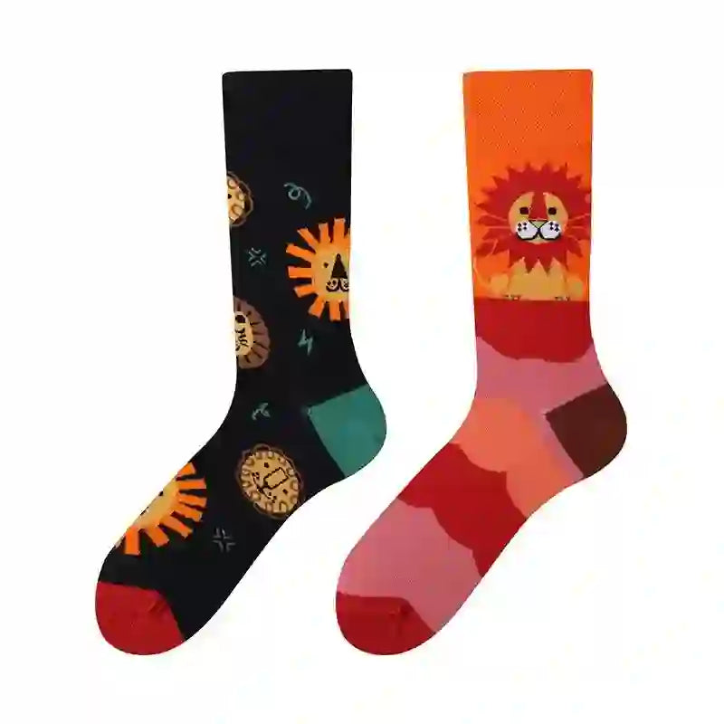 Playful Lion Quarter Socks - image 1