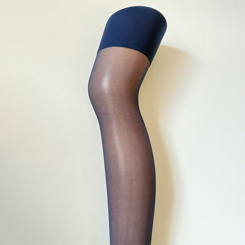 Sheer Shaping Pantyhose(4 Pairs) - Navy Blue - One Size - image 12