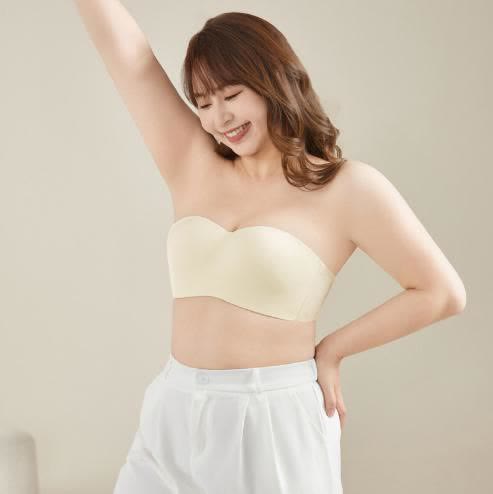 Smooth Lift Strapless Bra - Champagne - 40BC Full Cup - image 1