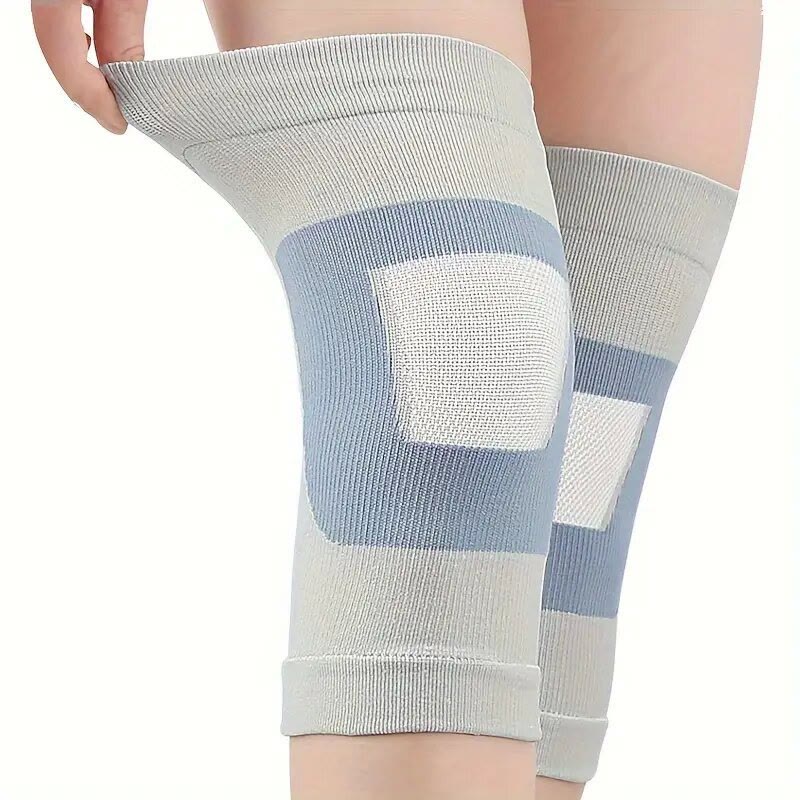 Breathable Support Knee Braces(2 Pieces) - Grey - L - image 1