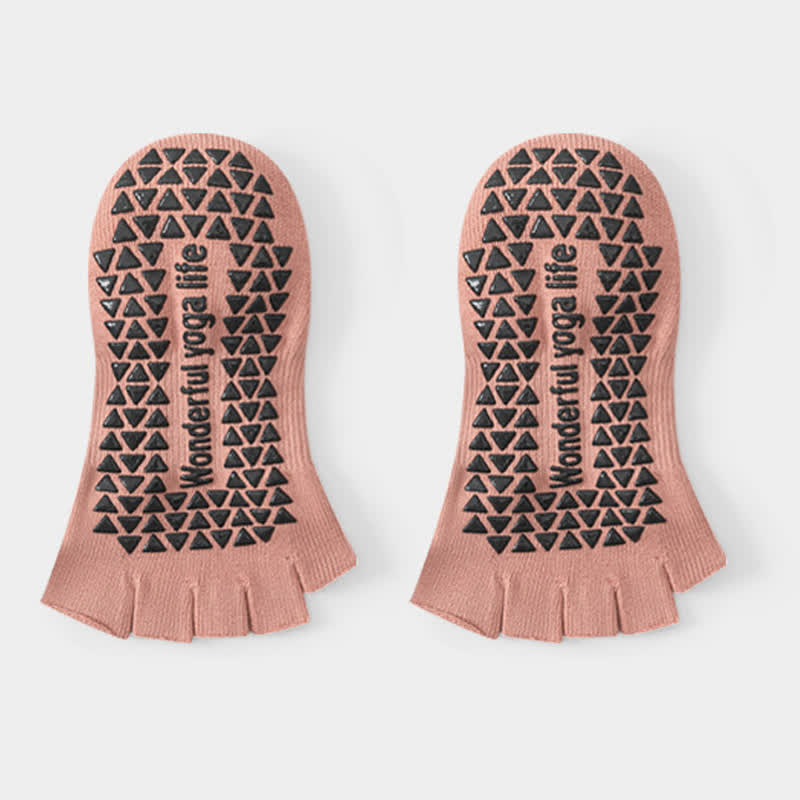 Low Cut Toe Grip Socks(2 Pairs) - Pink - EU35-40(US2-7) - image 9
