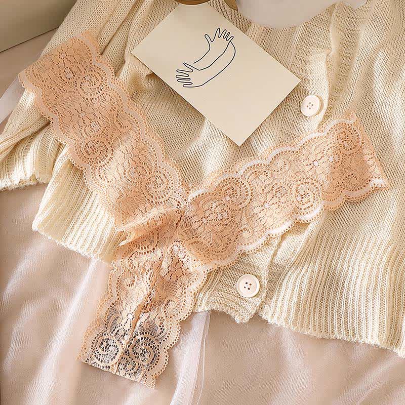 Romantic Floral Lace Thong Panties(3 Packs) - image 12
