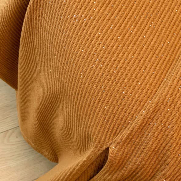 Relaxed Crewneck Knit Midi Dress - image 3