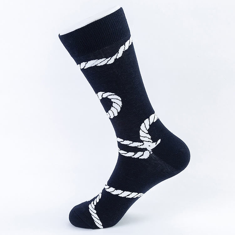 Zebra Prints Crew Socks(5 Pairs) - image 5