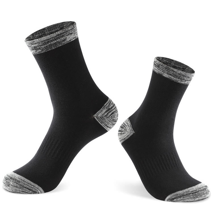 Plus Size Gray Edge Quarter Socks(3 Pairs)