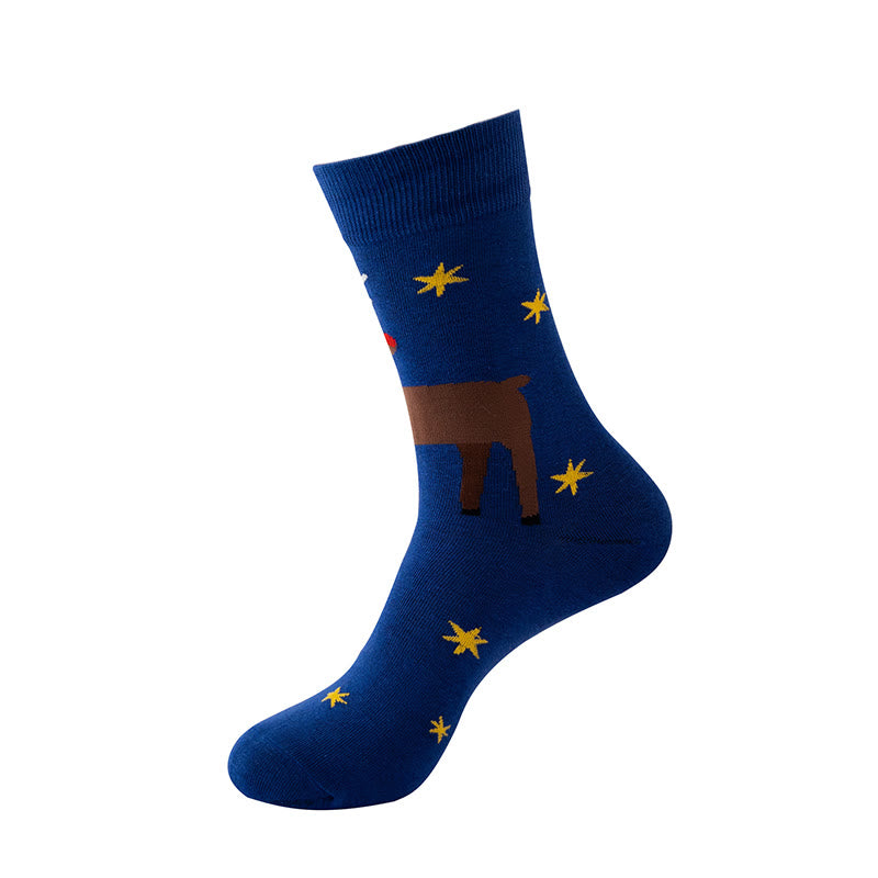 Plus Size Christmas Warm Cozy Crew Socks(5 Pairs) - image 6