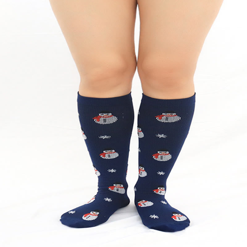 Christmas Sports Knee High Compression Socks(6 Pairs) - image 6