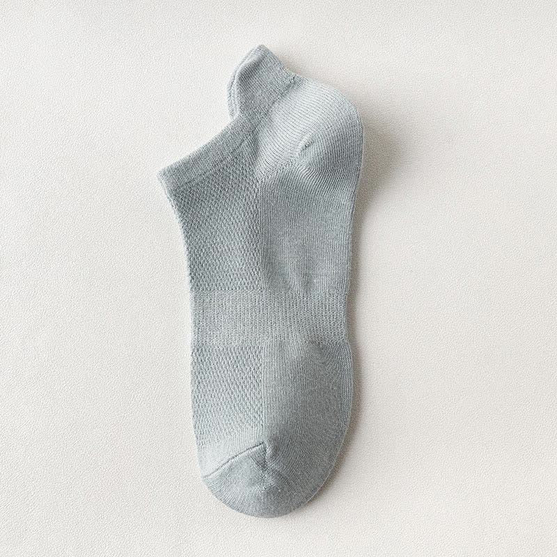 Lift Ear Breathable Ankle Socks(5 Pairs) - Light Blue - EU44-50(US10-15) - image 21