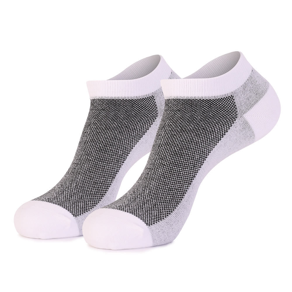 Plus Size Stitching Color Ankle Socks(3 Pairs)