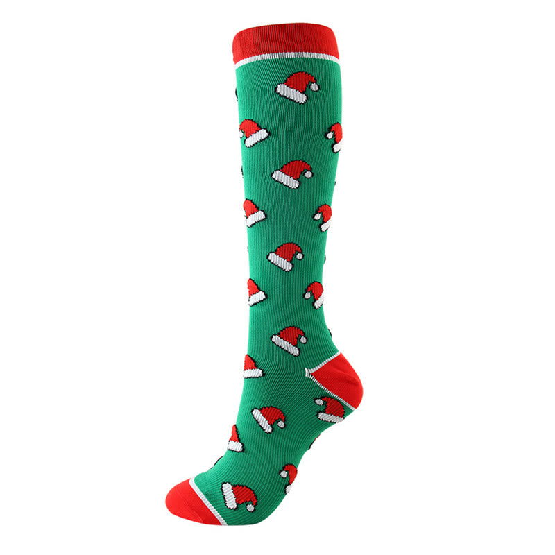 Christmas Knee High Compression Socks(6 Pairs) - image 6