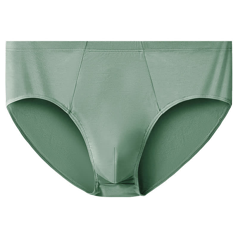 Plus Size Simple High-Waisted Strentch Hip Briefs(2 Packs)