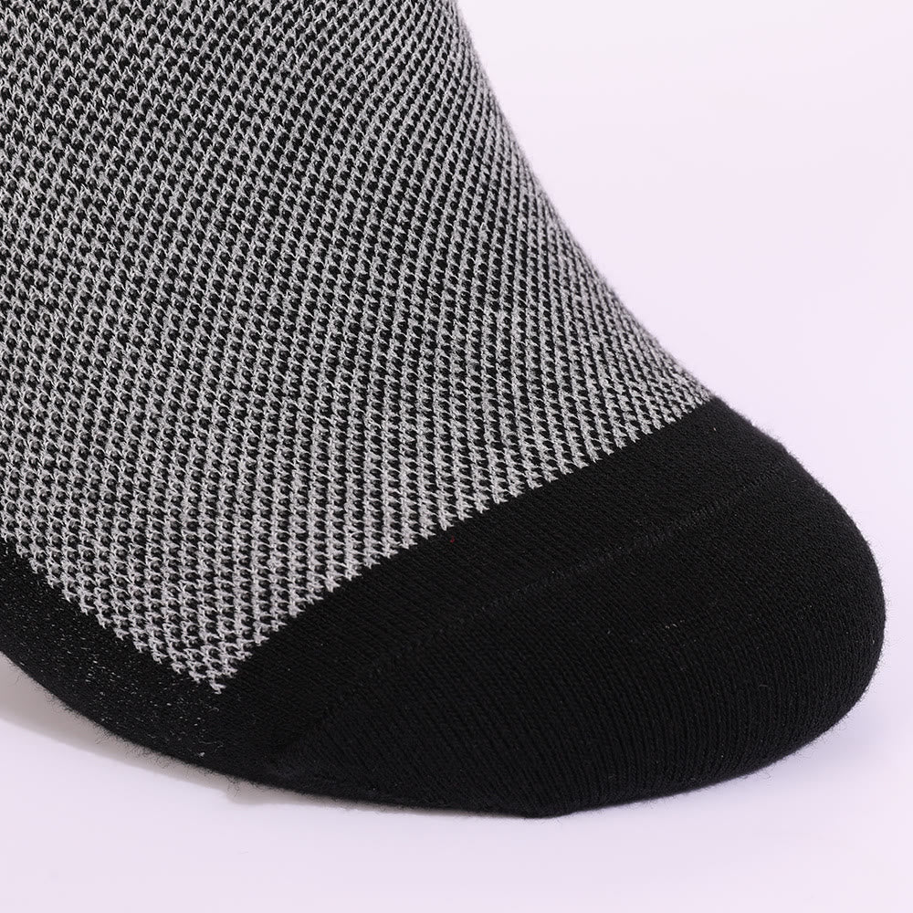 Plus Size Stitching Color Ankle Socks(3 Pairs)