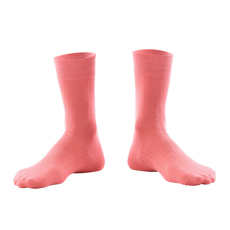 Candy Color Breathable Crew Socks(6 Pairs)
