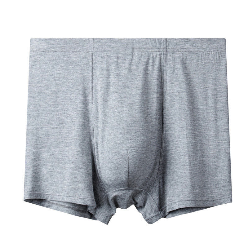 Plus Size High-Waisted Breathable Boxer Briefs(1 Pack) - Light Gray - 13XL - image 9