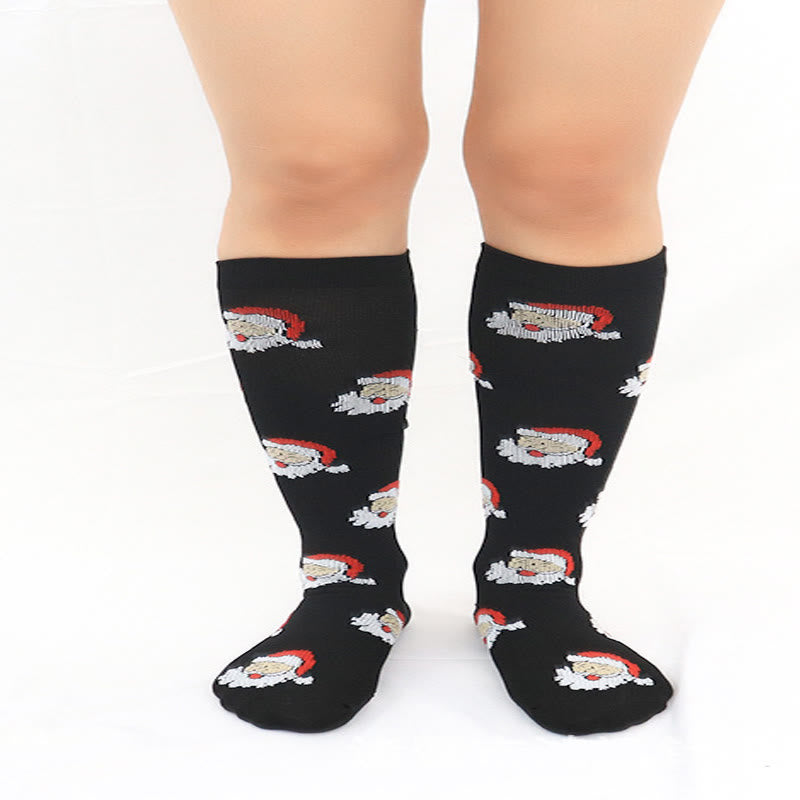 Christmas Sports Knee High Compression Socks(6 Pairs) - image 2
