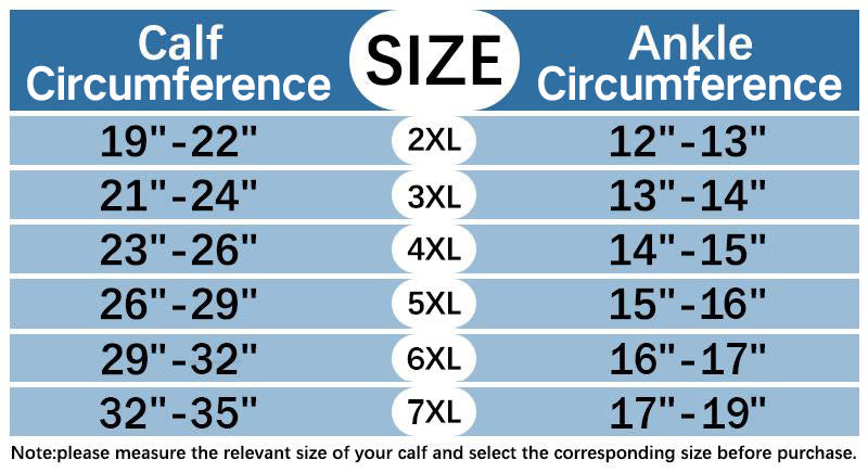 Solid Pure Color Plus Size Compression Socks 2XL-7XL(3 Pairs) - image 7