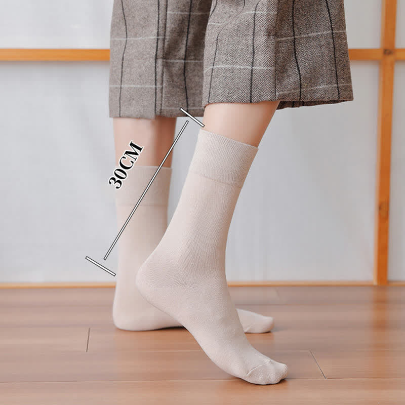 Plus Size Soft Durable Crew Socks(8 Pairs) - image 5