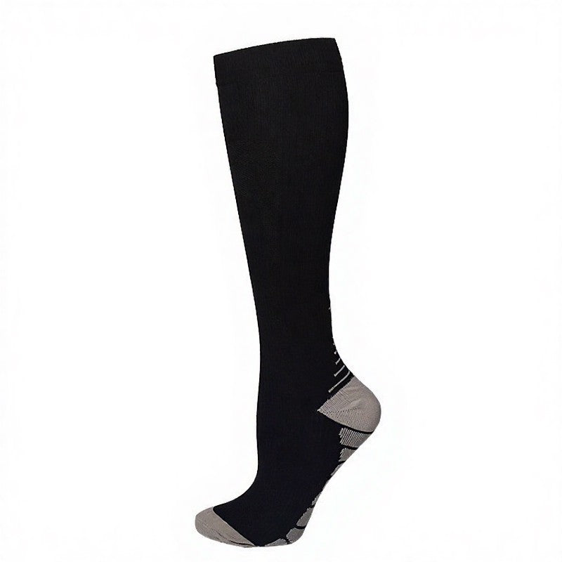 Solid Color Arrow Pattern Compression Socks(5 Pairs) - image 18