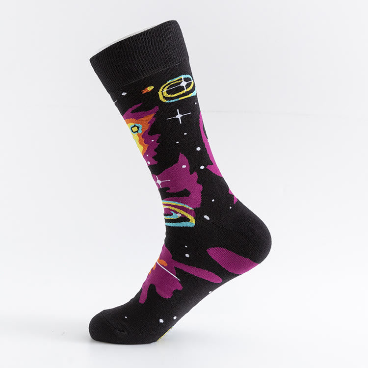 Alien Extraterrestrial Crew Socks(5 Pairs) - image 3