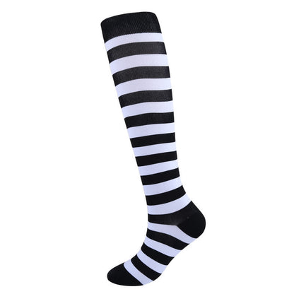 Colorful Striped Compression Socks(3 Pairs) - image 2