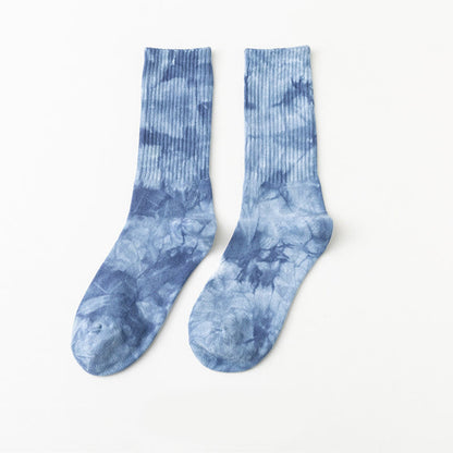 Tie-dye Crew Socks(5 Pairs) - image 14