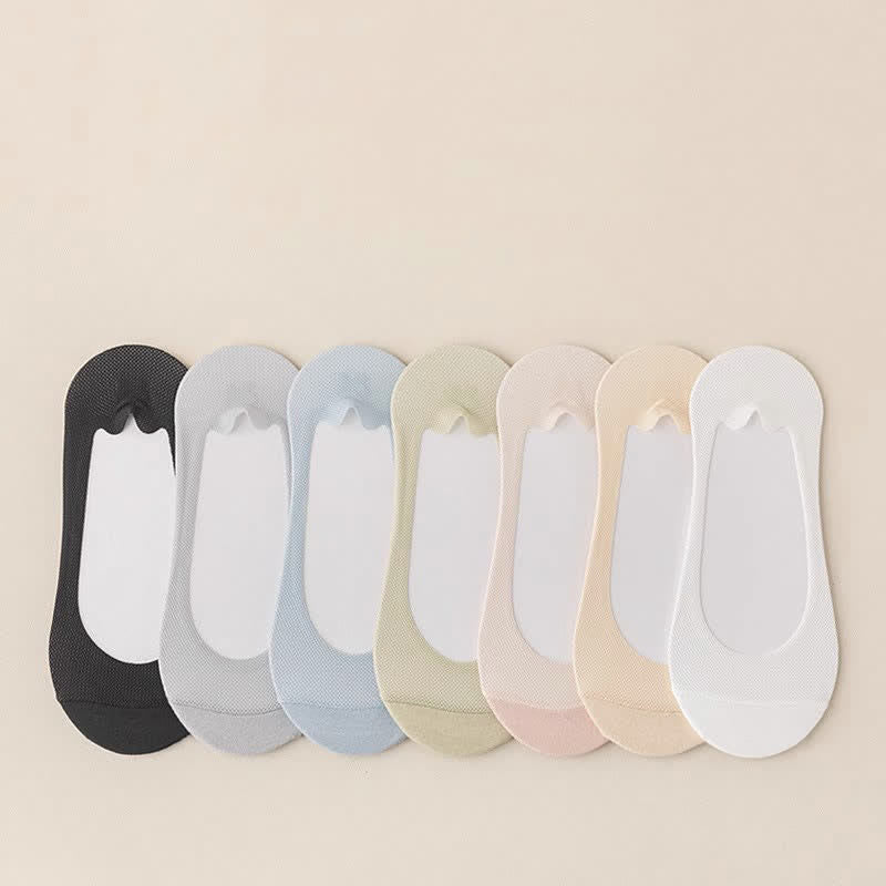 Mesh Boat Socks(7 Pairs) - Multicolor - EU40-44(US8.5-11) - image 10