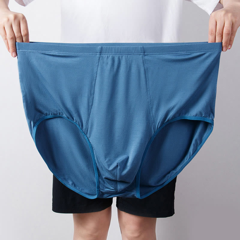 Plus Size High-Waisted Hip Briefs(1 Pair)