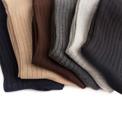 Solid Stripes Crew Socks(3 Pairs) - image 9