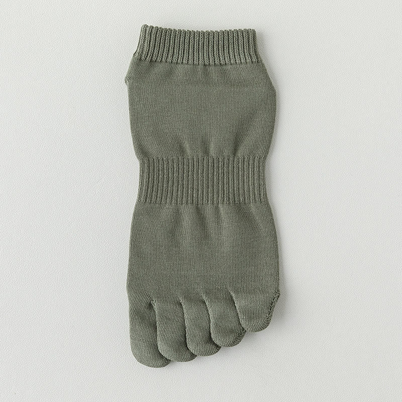 Five Toes Alignment Socks(5 Pairs) - Army Green - EU39-46(US5-12) - image 20